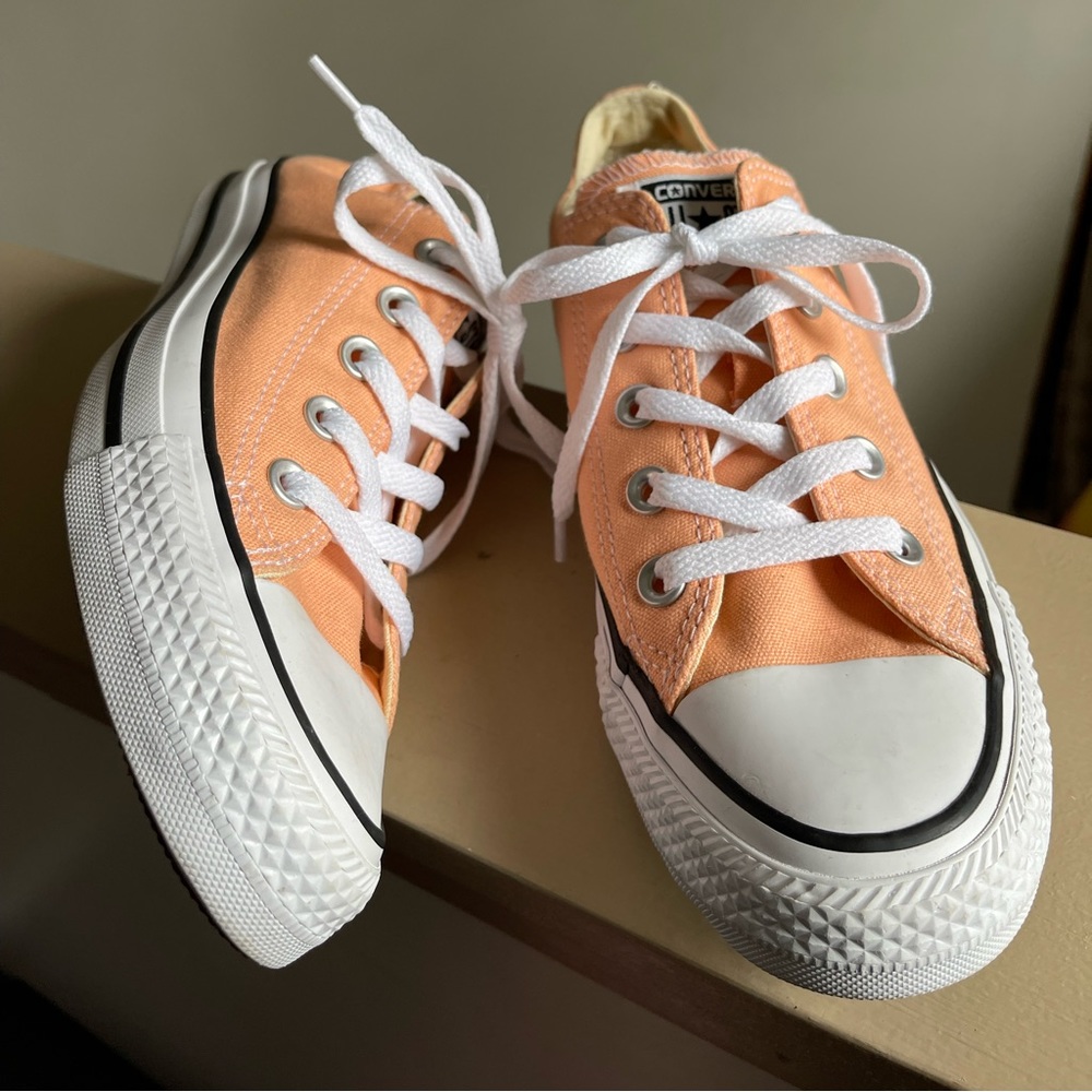 Coral/Orange Converse